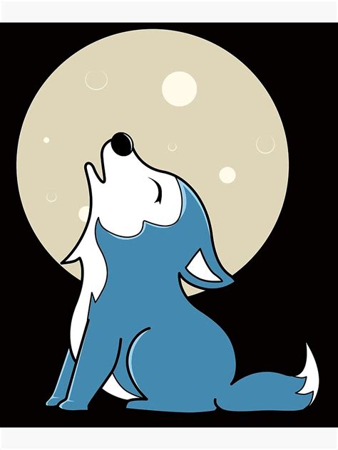 "Baby wolf moon comic" Poster for Sale by Imutobi | Redbubble