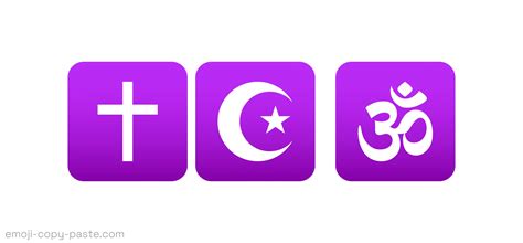 Copy Spiritual Symbols Emojis ☪🕉 (emoji 👉 copy 👉 paste)