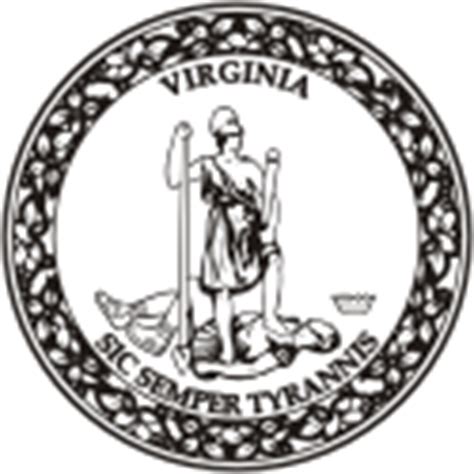 Virginia, state seal - vector image