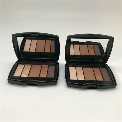 (LOT OF 2) LANCOME Color Design Eye Shadow Palette GO CHIC 0.07oz/2g ...