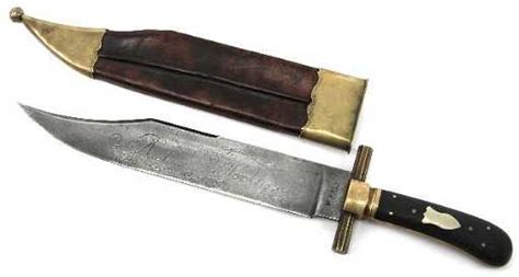 ARKANSAS TOOTHPICK BOWIE KNIFE BY NASH, SHEFFIELD