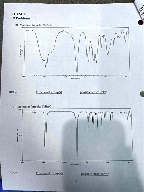 SOLVED: Texts: Calculate the hydrogen deficiency index (HDI). Label the ...