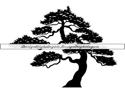 Bonsai Tree SVG Bonsai Tree Silhouette SVG Bonsai Tree - Etsy