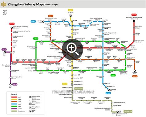 Zhengzhou Metro Map, Subway Planning Map