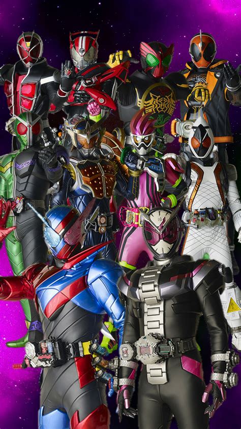 Heisei Phase 02 by Ruddyes on @DeviantArt | Kamen rider, Kamen rider decade, Rider