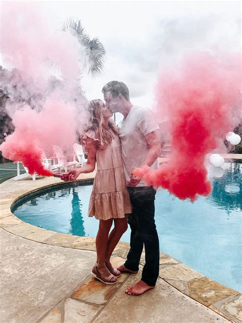 Colorful Smoke Sticks for Memorable Gender Reveal Photos and Parties