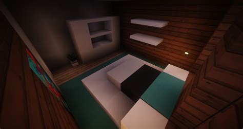 Modern House with Fireplace Minecraft Map