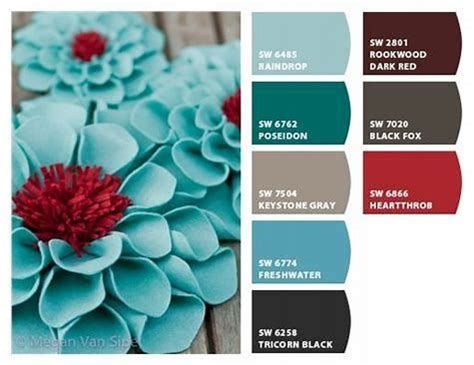 Image result for Red and Turquoise Color Palette | Red paint colors, Kitchen paint colors ...
