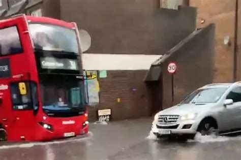 London flooding: 'Severe delays' to London Underground, Overground and ...