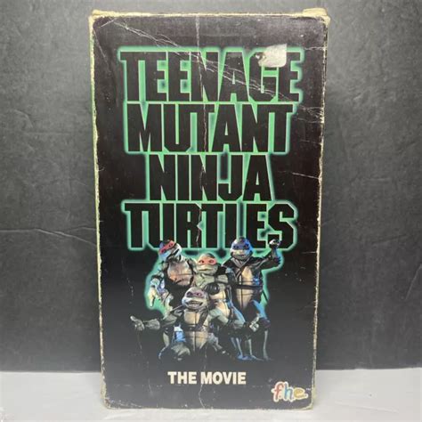 TEENAGE MUTANT NINJA Turtles - The Movie VHS Tape 1990 Comedy Family Film TMNT $9.99 - PicClick