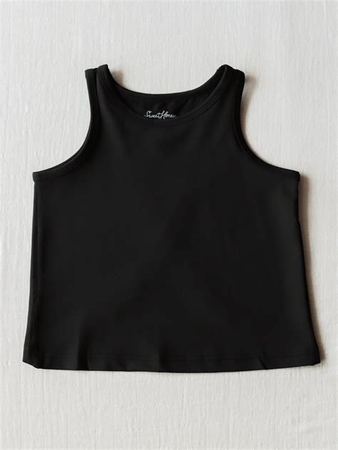 Motion Tank - Black Solid - SweetHoney Clothing