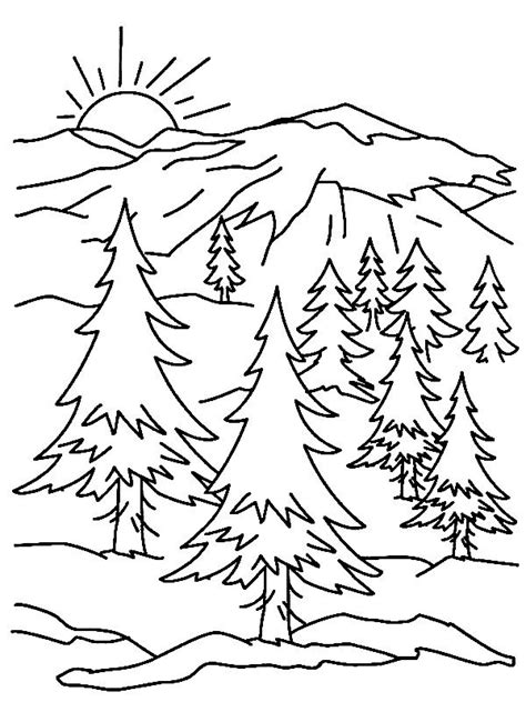 Mountains Coloring Pages - Best Coloring Pages For Kids