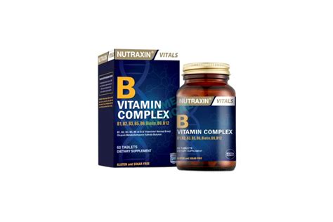 Nutraxin Vitamin B complex 60 tabs - Time Medical