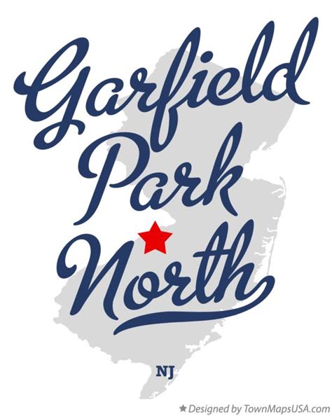 Map of Garfield Park North, NJ, New Jersey