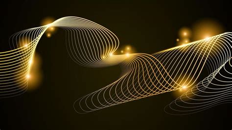 golden line abstract illustration 682536 Vector Art at Vecteezy