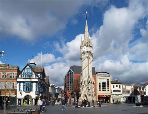 The Haymarket Memorial Clock Tower is a prominent landmark in #Leicester. Leicester is one of ...