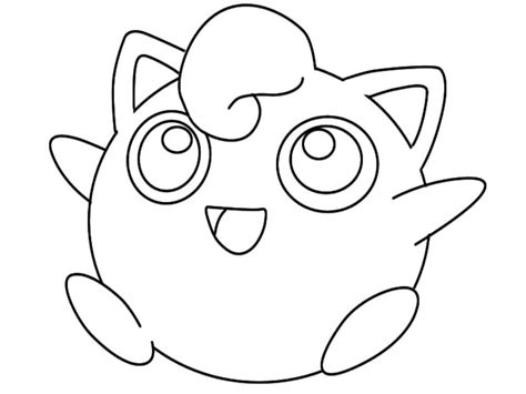 Jigglypuff Coloring Pages - Free Printable Coloring Pages for Kids