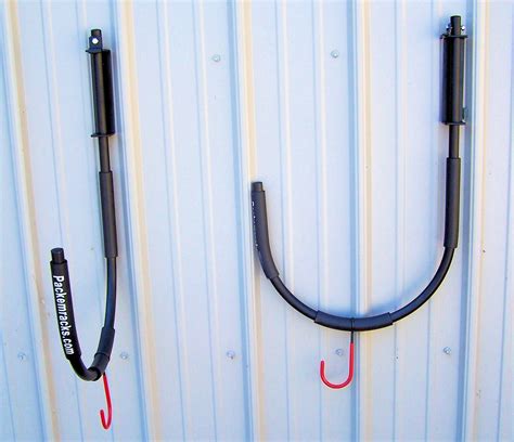 Universal Wall Mounted Kayak Fold-away 2 Rack Set w/Hooks by Pack'em ...