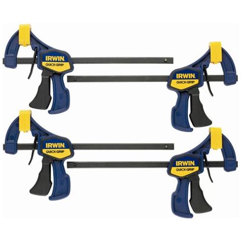 Irwin | Quick-Grip Mini Clamps - Set Of 4 - 6" - Resin, 4-Piece | Rona ...