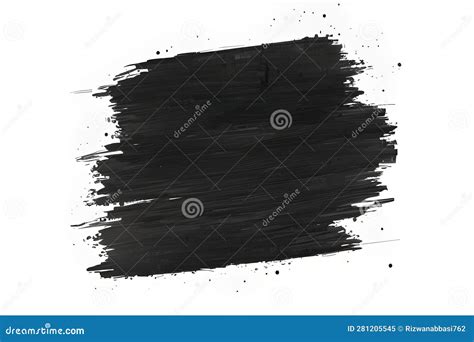 Black Brush Stroke Background Stock Illustration - Illustration of element, graphic: 281205545