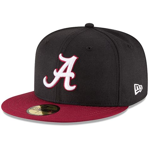 New Era Alabama Crimson Tide Black/Crimson Basic 59FIFTY Fitted Hat