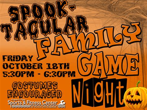 October 18: Family Game Night, Spook-tacular! - Ability360 | Phoenix, AZ