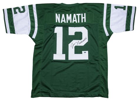 Lot Detail - Joe Namath Autographed New York Jets Green Jersey (Namath ...