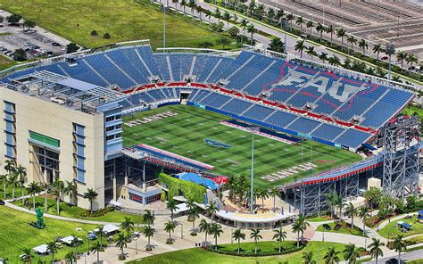 1920x1080px, 1080P free download | FAU Stadium, Florida, USA, The House that Howard Built ...