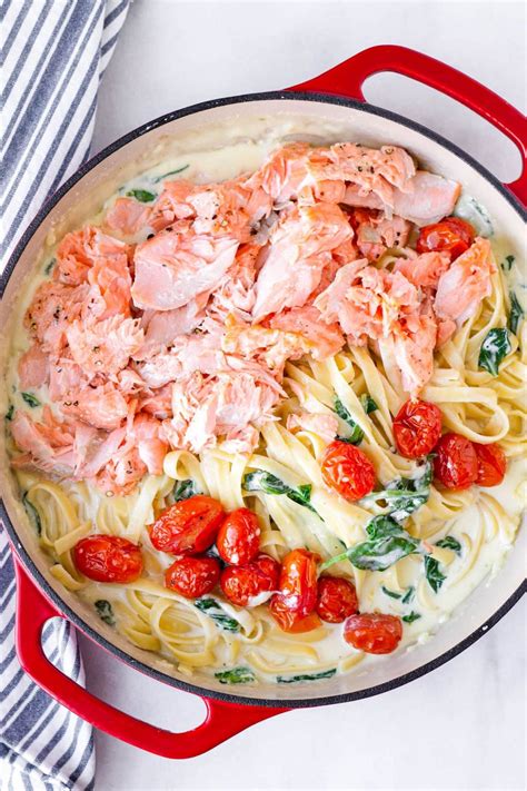 Creamy Salmon Pasta - Cooking For My Soul