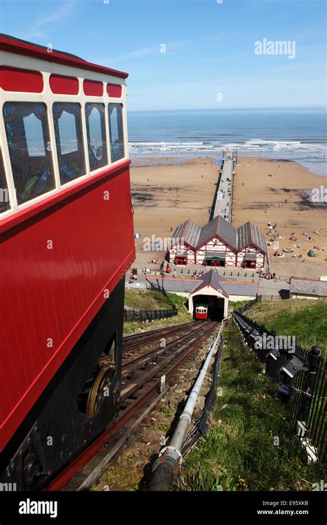 The saltburn cliff lift at saltburn by the sea hi-res stock photography and images - Alamy