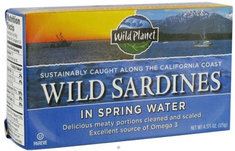 Wild Planet Sardines, Wild, in Spring Water | KetoDB