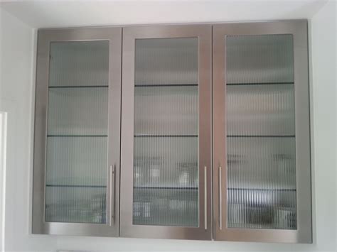 Stainless Steel Cabinet Doors - Kitchen Redesign