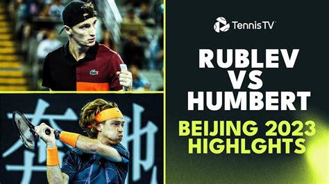 Andrey Rublev vs Ugo Humbert THRILLER | Beijing 2023 Highlights - TennisGusto