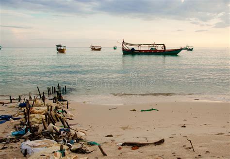 Beach in Cambodia stock image. Image of beach, cambodia - 61582453