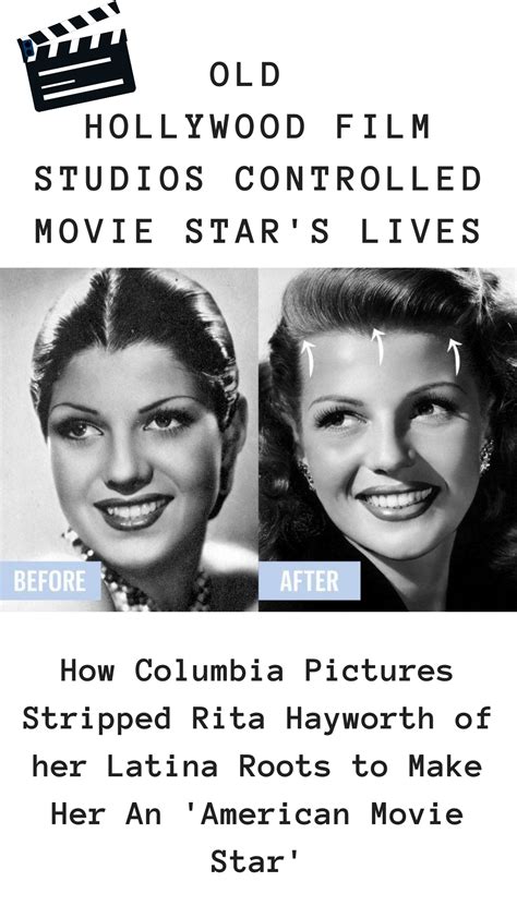 Oppressore Infine Teoria della relatività rita hayworth plastic surgery Esercito Suscettibile a ...