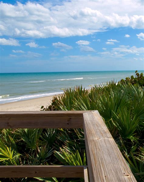 Melbourne Beach In Florida Photograph by Allan Hughes - Fine Art America