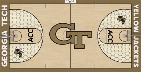 NCAA Basketball Court Concepts (All Teams and Conferences DONE ...