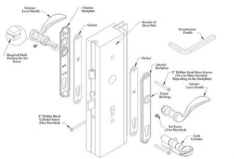 HLS® 9000 Swing Door Standard Handle Set Installation Instructions - HOPPE | United States & Canada