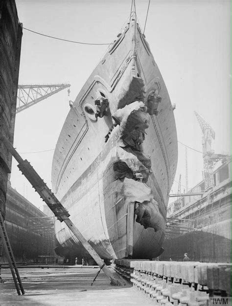 KGV in drydock for repairs. | Battleship, Abandoned ships, Navy ships