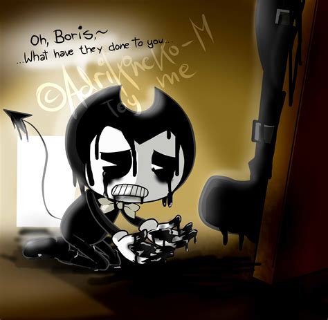 Bendy and The Ink Machine (Fan art) Dead Boris by AdriKoneko-Mizuiro on ...