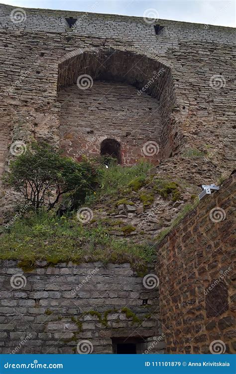 Ivangorod Fortress stock image. Image of herman, fort - 111101879