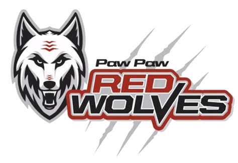 Paw Paw Red Wolves | MascotDB.com