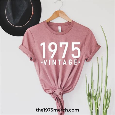 The 1975 T-Shirts - Birthday Shirt ,Vintage 1975 | 1975 Shirt | The 1975 Merch