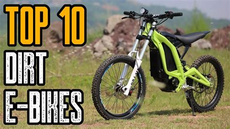 TOP 10 ELECTRIC DIRT BIKES | BEST DIRT E-BIKES 2021 - YouTube