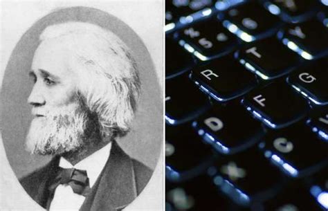 QWERTY keyboard: Christopher Latham Sholes - NYPL/Science Source/Getty ...