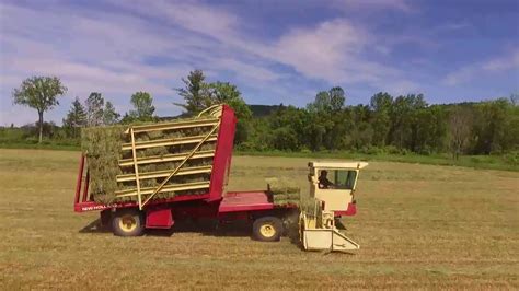 2018 1st Cut small square bales Hay Harvest - YouTube