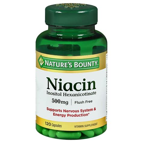 Nature's Bounty Niacin 500 mg Vitamin Supplement Capsules | Walgreens