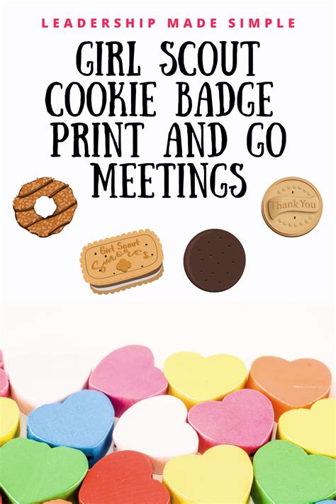 Girl Scout Cookie Badge and Financial Literacy Badge Print and Go ...