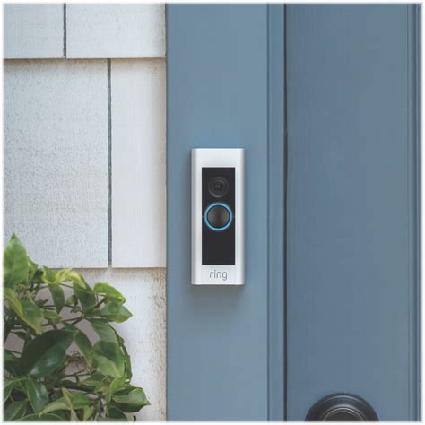 Ring Wired Doorbell Plus Smart Wi-Fi Video Doorbell Satin Nickel B08M125RNW - Best Buy