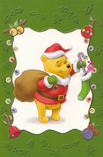 Free Christmas Cards: Pooh Christmas Cards, Disney Winnie The Pooh Xmas Cards